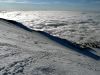 clouds below mount adams